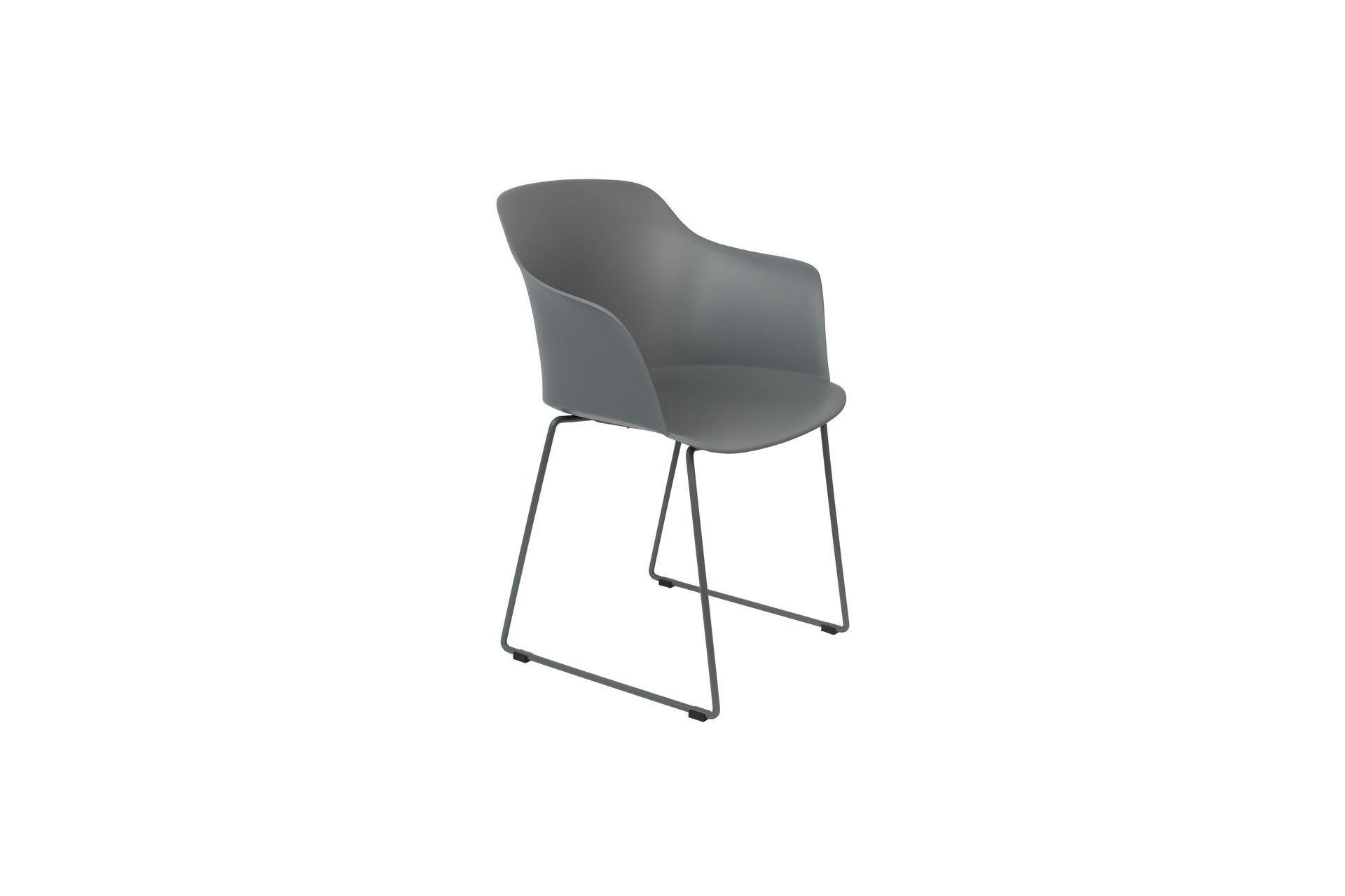 STACKS - Fauteuil en polypropylène gris