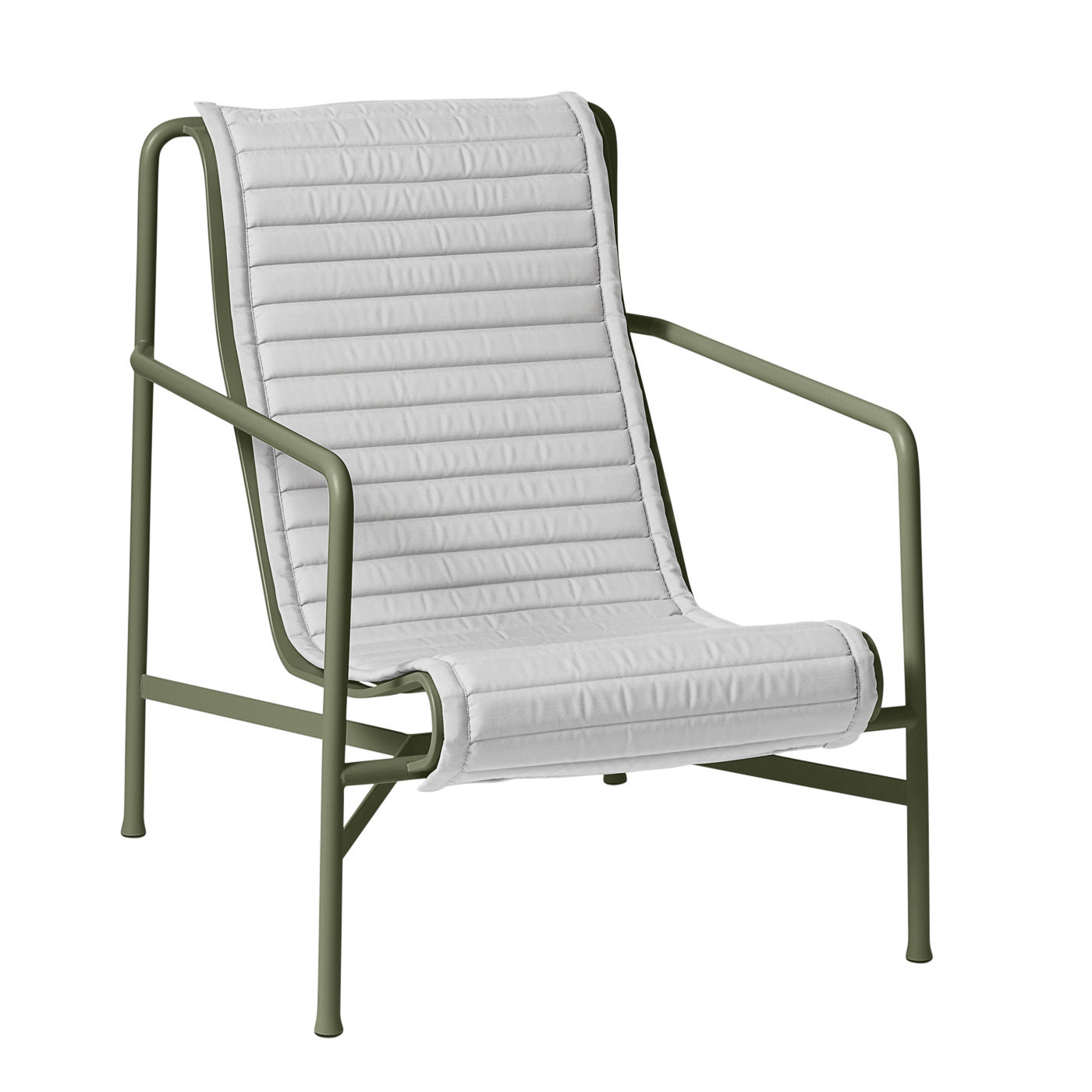 HAY Palissade Quilted Kussen voor Lounge Chair High - Sky Grey