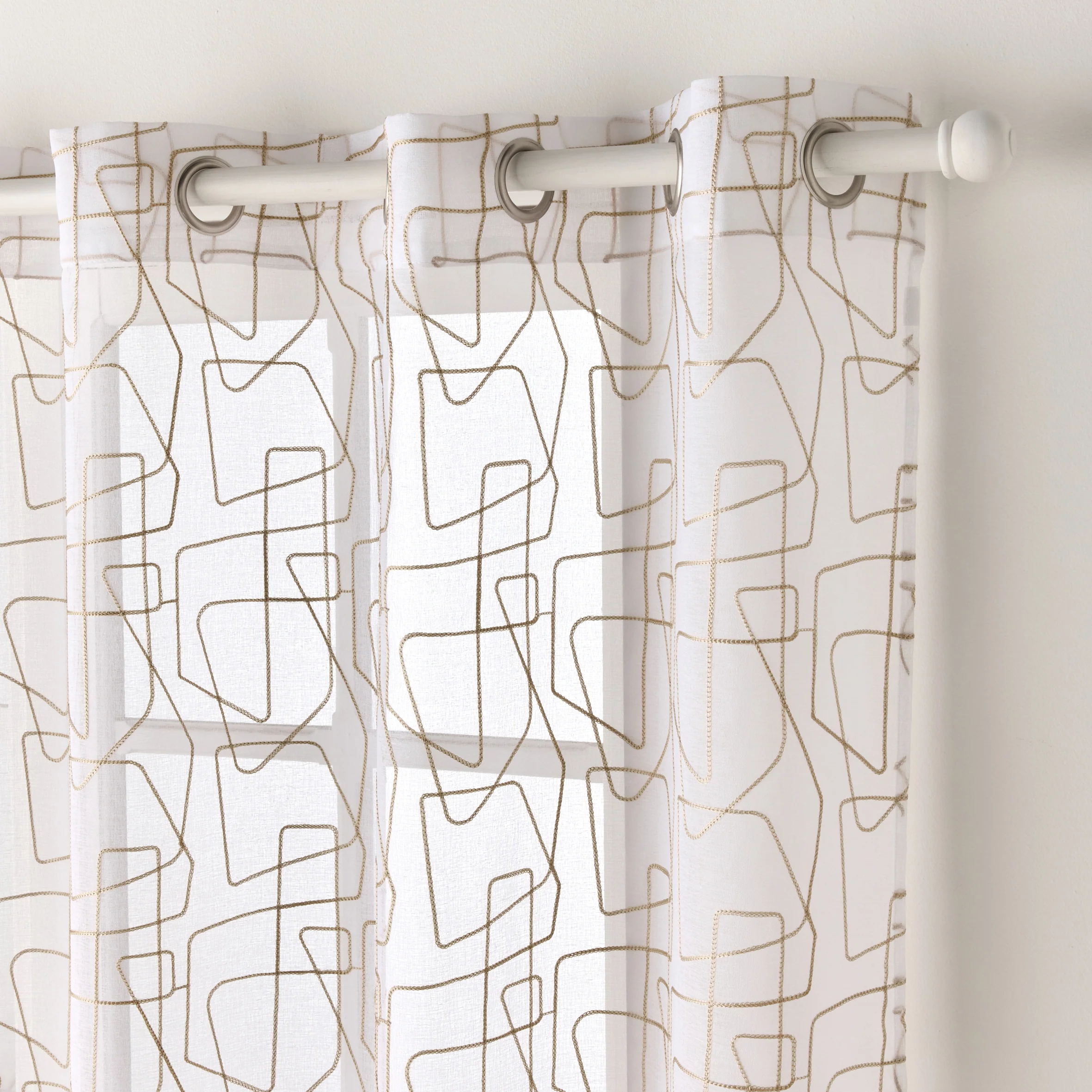 Voilage MONA coloris beige 140 x 240 cm