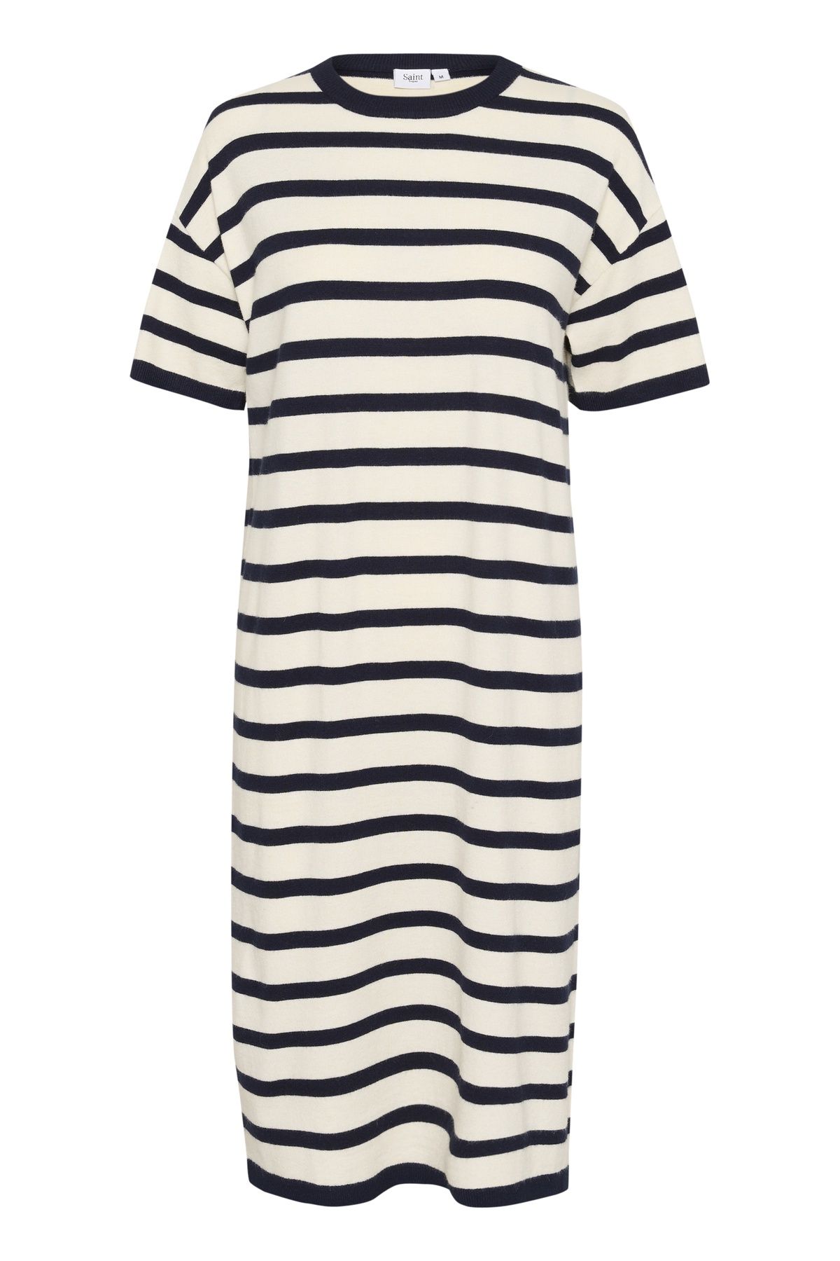 Saint Tropez LikamSZ Short Sleeve Striped Midi Dress