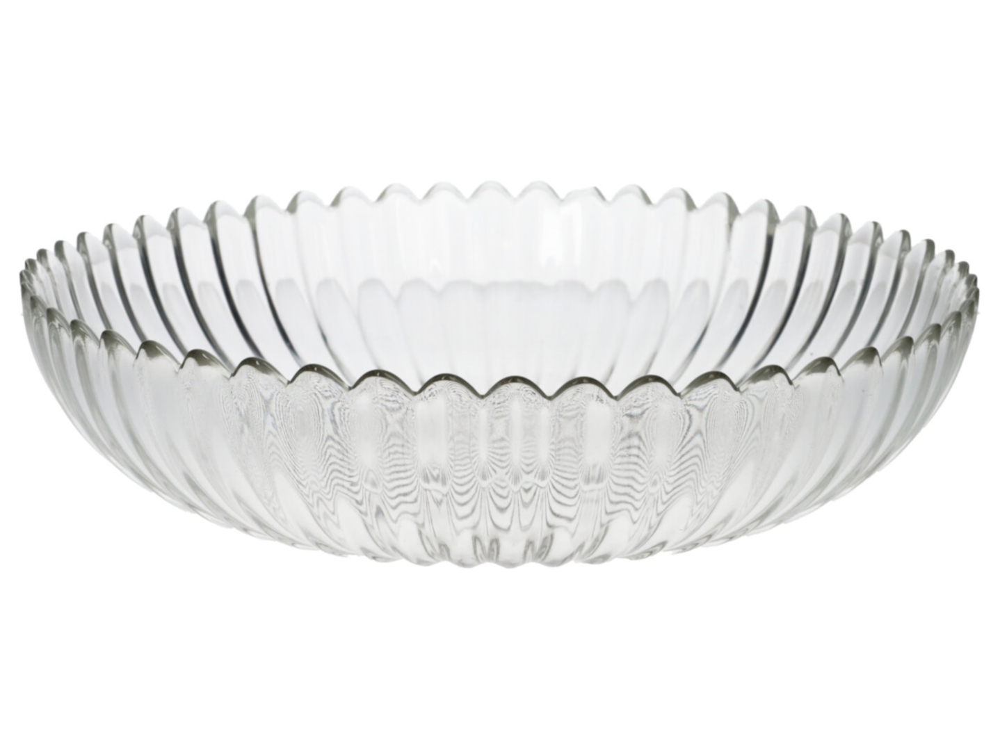 Misa dekoracyjna szklana 30 cm transparentna