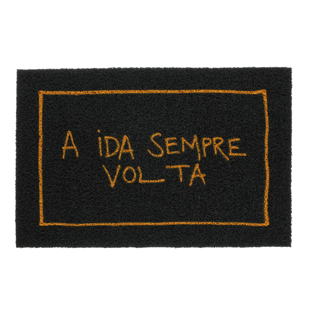 CAPACHO 40 CM X 60 CM IDA - SEMPRE VOLTA
