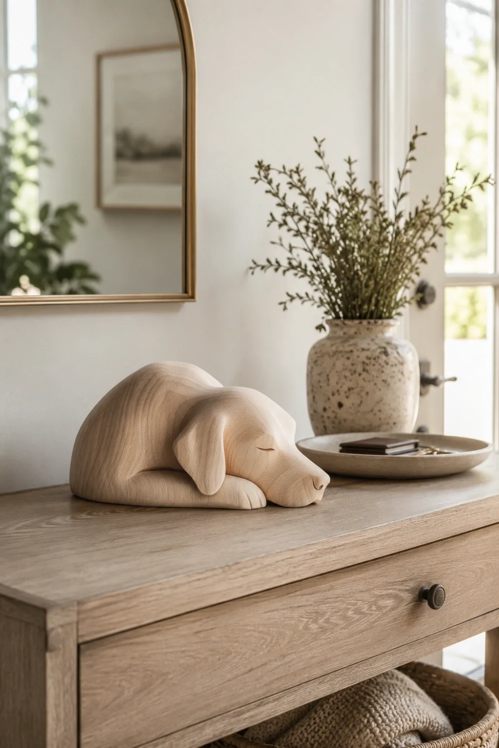 Dog Wood Sculpture #WA178