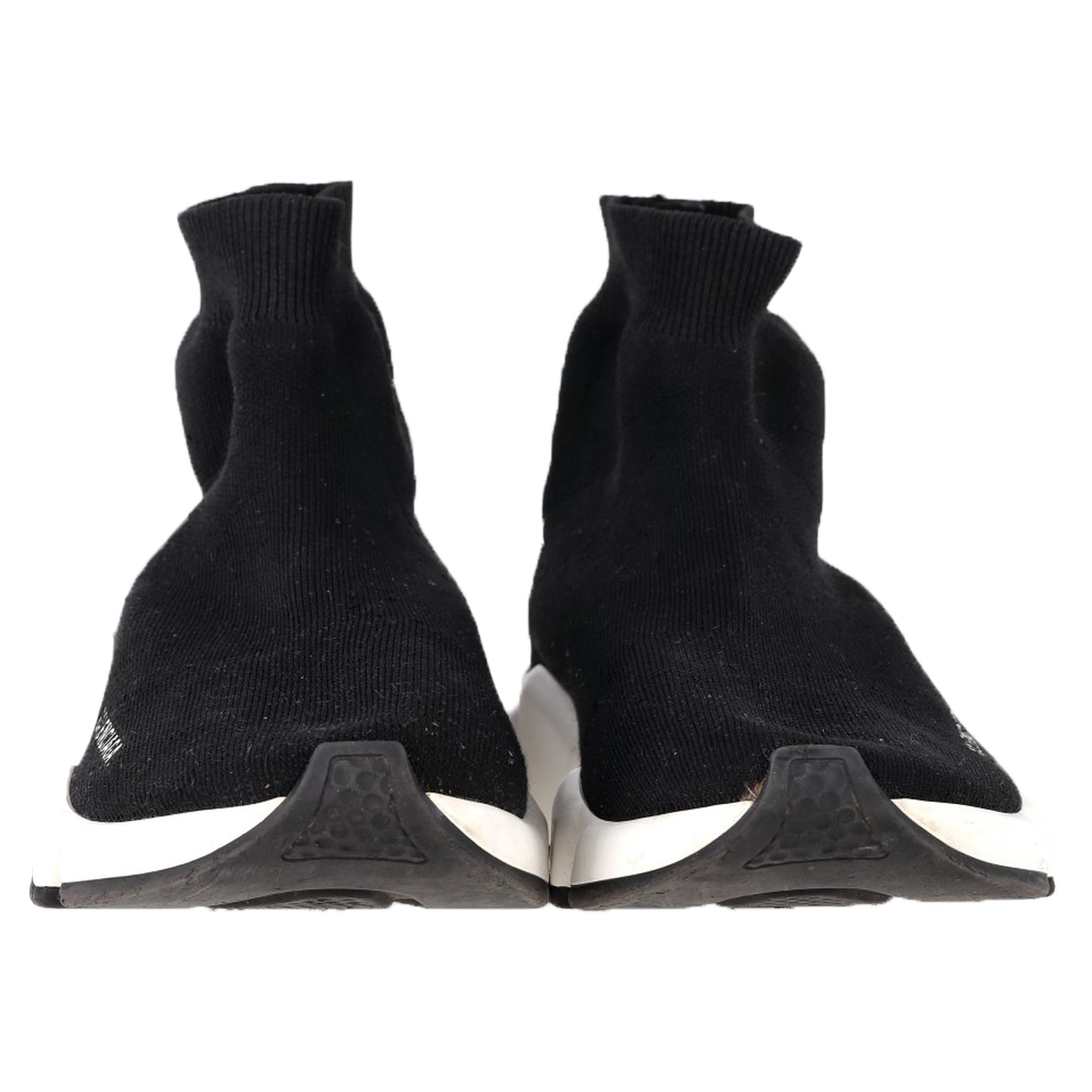 Balenciaga Preloved Speed Sneakers in Black Polyester