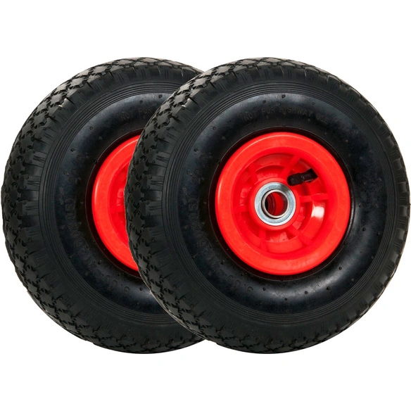 Ersatzrad, »10113«, Ø 26 cm, 2 Stück, schwarz/rot