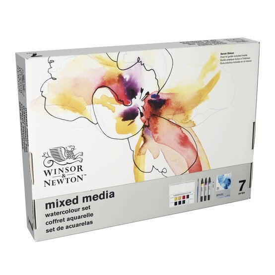 Winsor & Newton Mixed Media Watercolour Set 7 Pieces