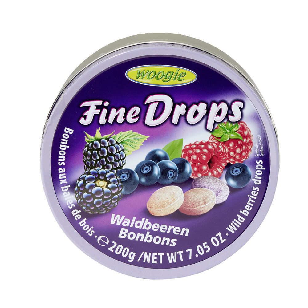Bonbons durs go&ucirc;t fruits des bois 200gr