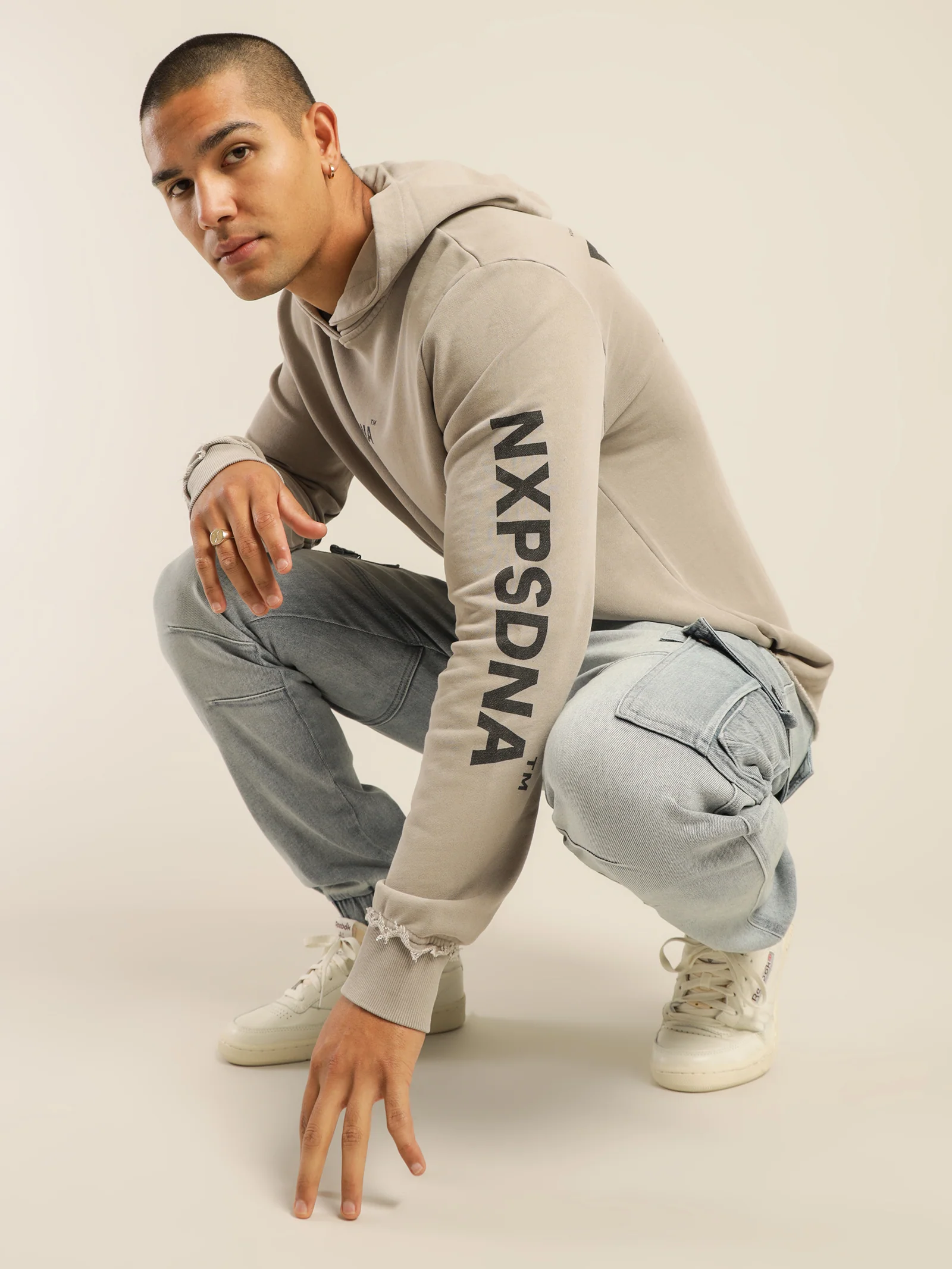 Motivational Dual Curved Hoodie