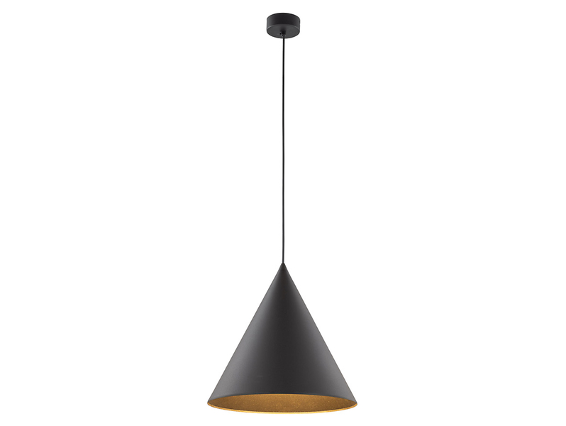 Lampa wisząca Cono Black metalowa czarna