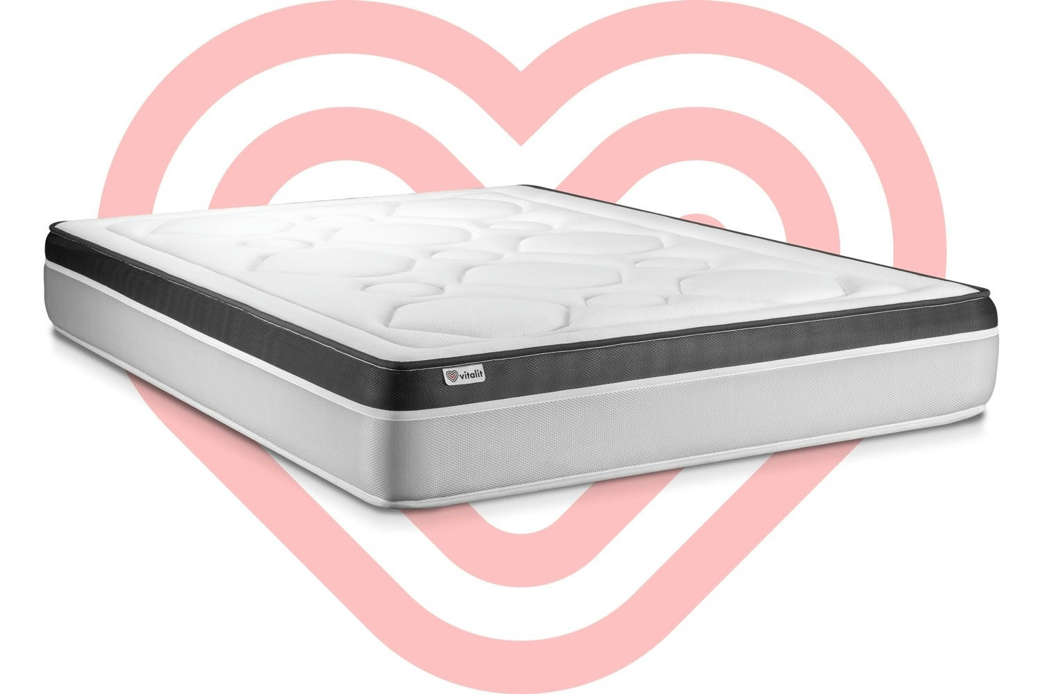 VITAL ERGO - Matelas Mousse polyuréthane à mémoire de forme 160x200