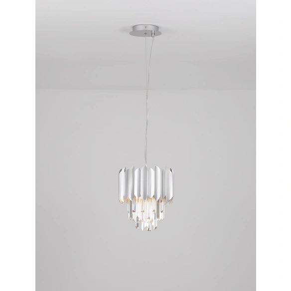 Pendelleuchte »Magnolia «, LED, 14 W, Höhe: 120 cm, chromfarben