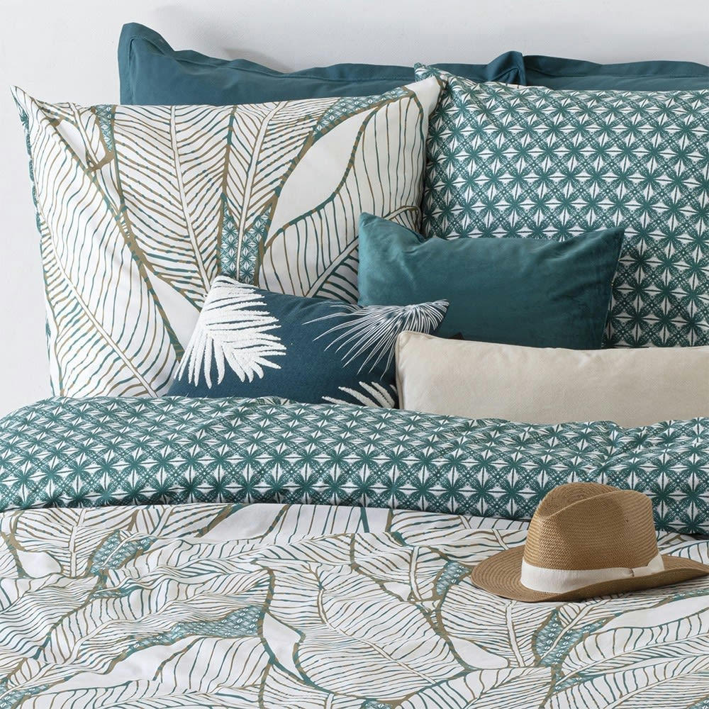 MOANA - Parure de couette 100% coton 57 fils imprimée 240x220 2 taies