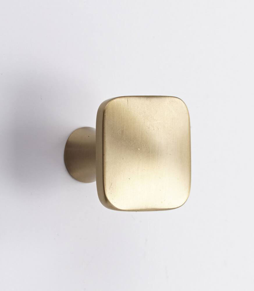 Peerless Lindley Square Metal Knobs for Cabinets and Drawers, Champagne Bronze, 1-1/8-in, 2-pk