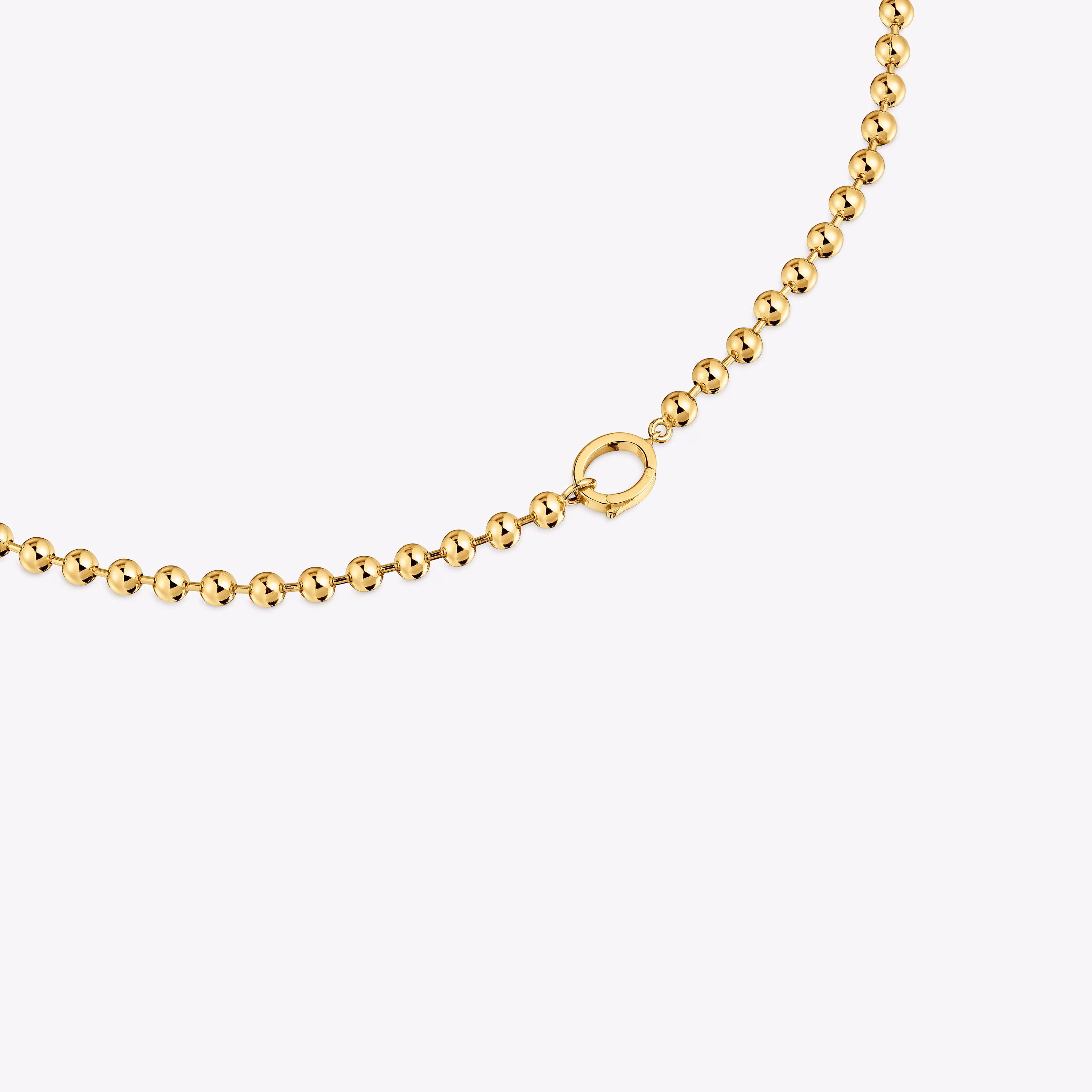 Collar cadena con baño de oro 18 kt sobre plata Sugar Party