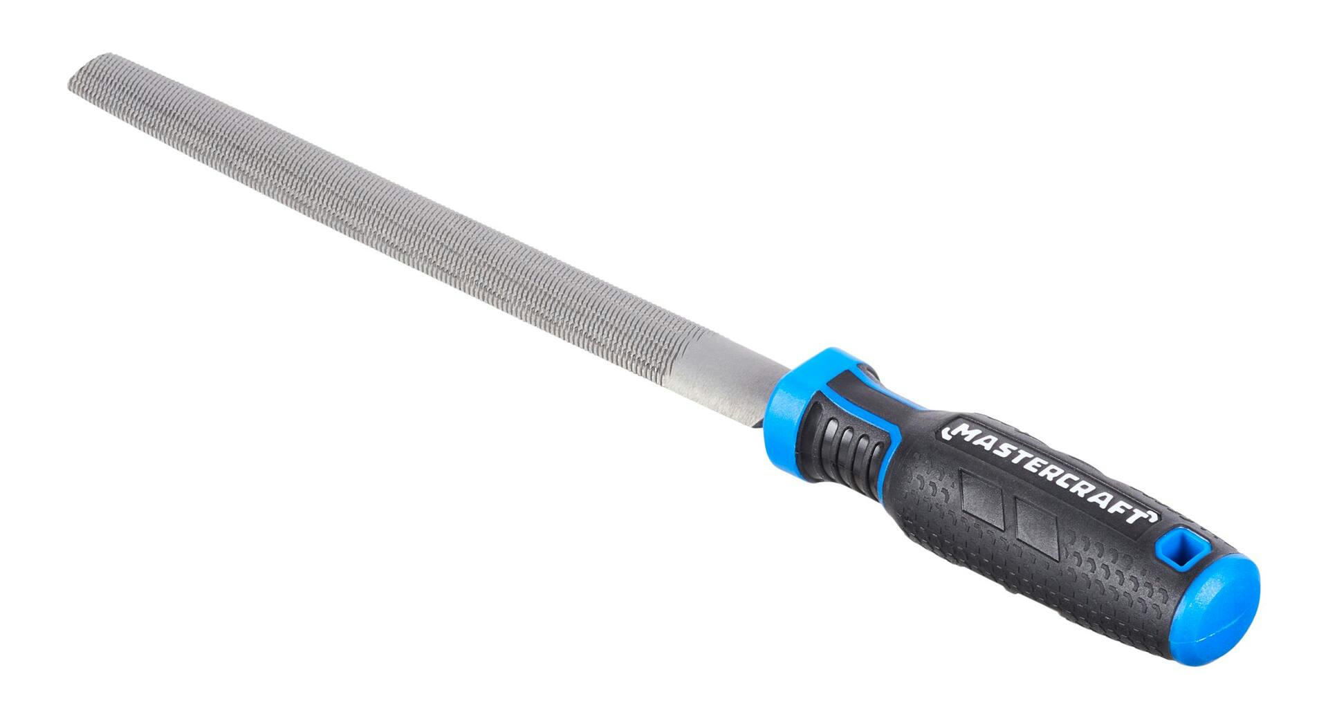 Mastercraft Half Round Bastard File, Single and Double Cut, High Carbon Steel, Assorted Sizes
