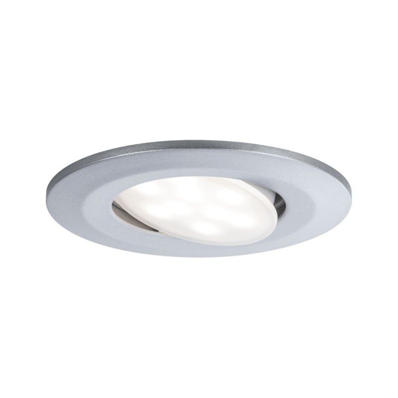 Spot encastrable LED Calla chrome blanc neutre IP65 680 lm 6 W PAULMANN