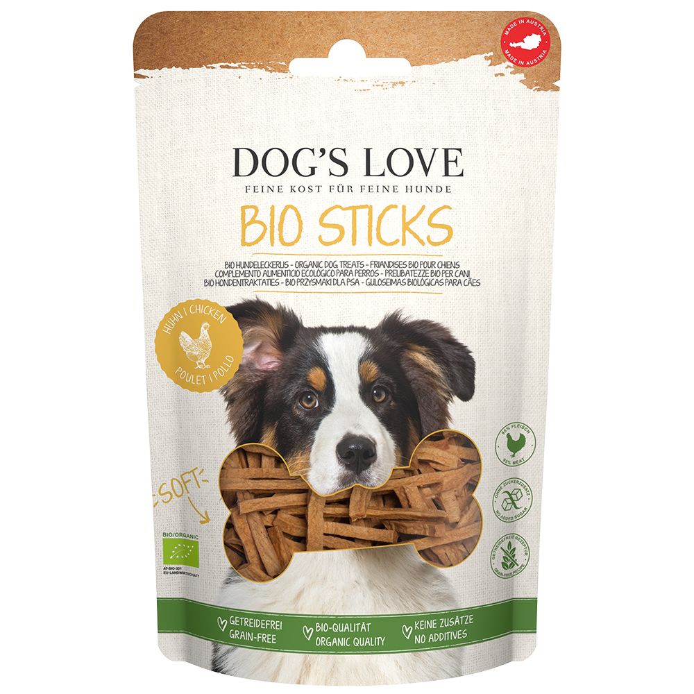 Dog's Love Bio Sticks with Organic Chicken