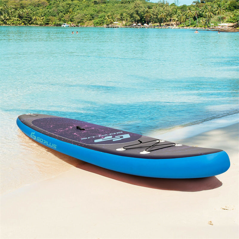 11' Inflatable Stand Up Paddle Board with Backpack Aluminum Paddle Pump - Purple