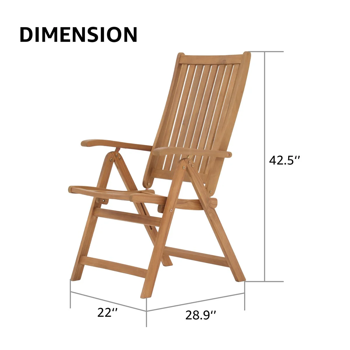 Outdoor 5 Pieces ACACIA Wood Dining Set Extendable Table