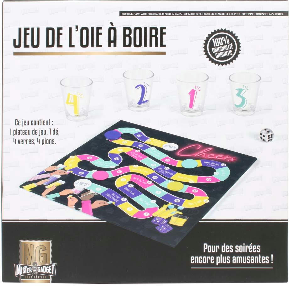 - Jeu à boire jeu de plateau avec 4 shooters