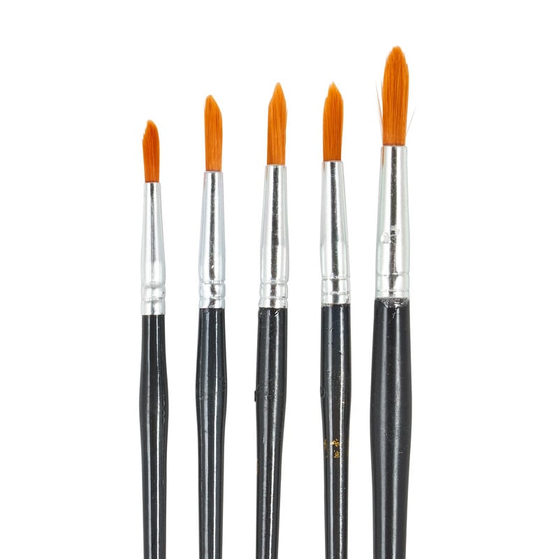 Penselen rond - set van 5