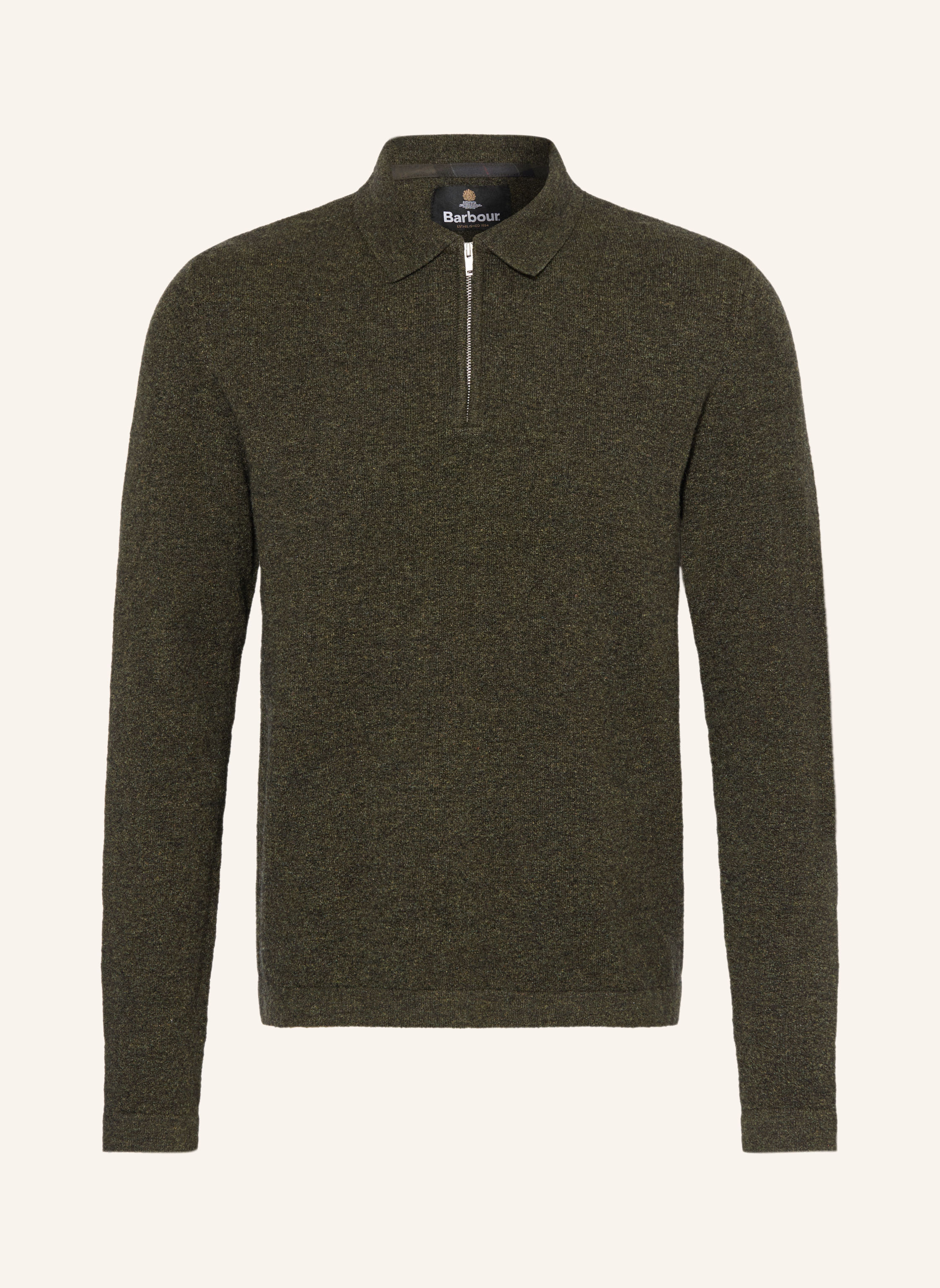 Barbour Strick-Poloshirt