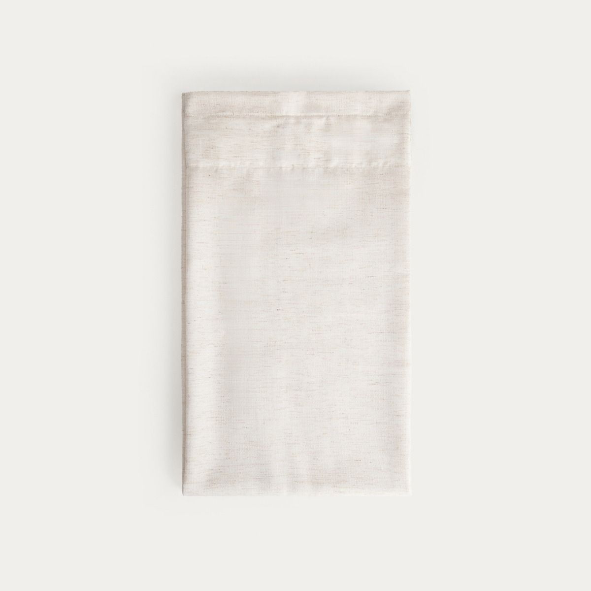 Zasłona ALMIRA beżowa z materiału z efektem lnu 140x250 cm