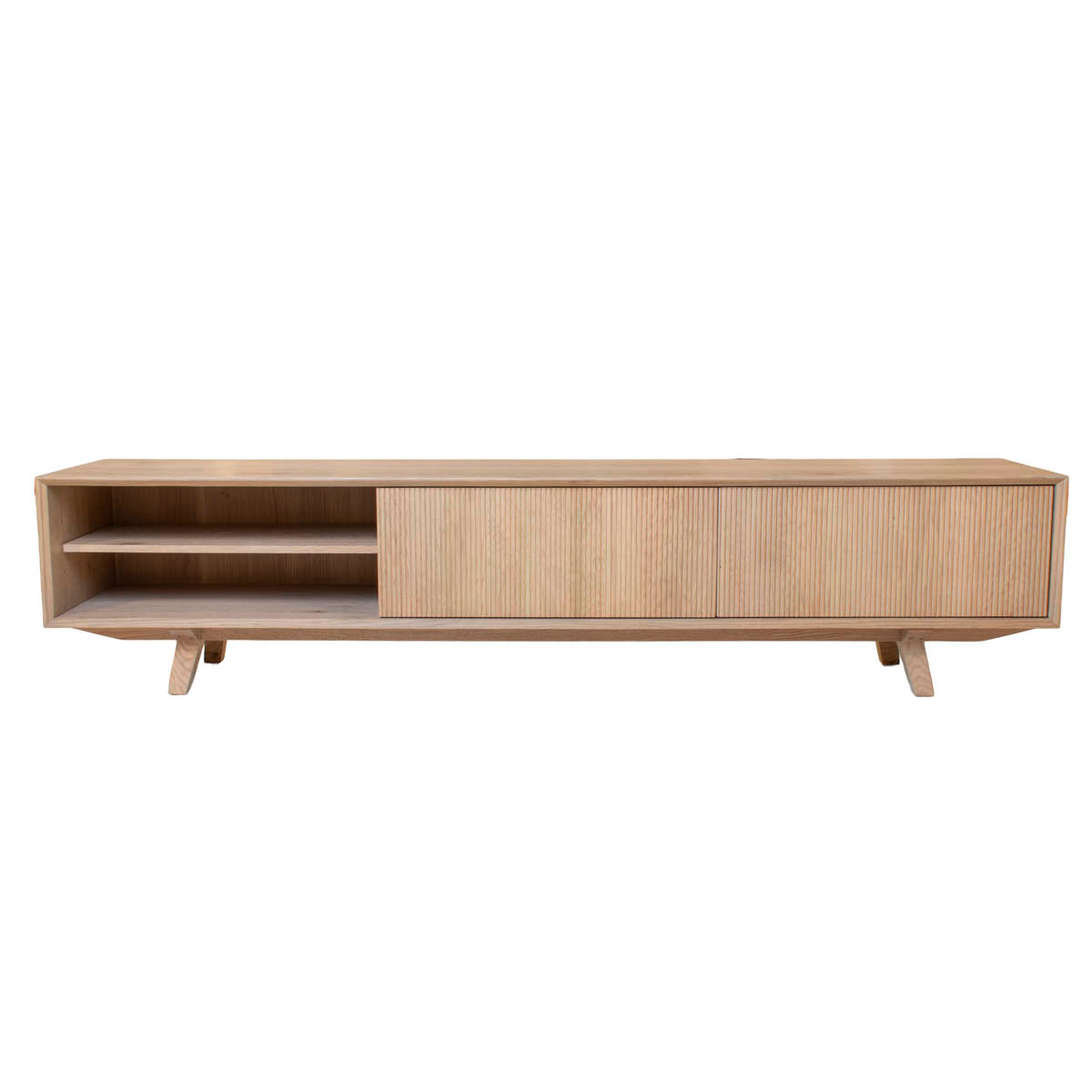 DÉJA Living Tv-meubel Melide - Naturel Eiken - 200x40x45cm