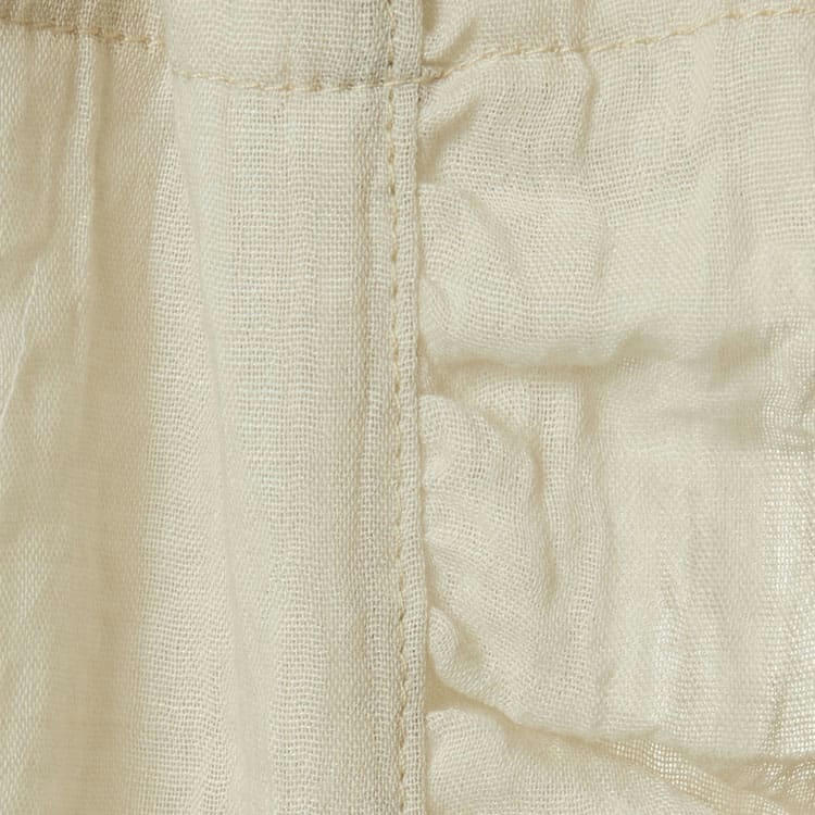 - Ciel de lit vintage ruffle Nougat (155 cm)