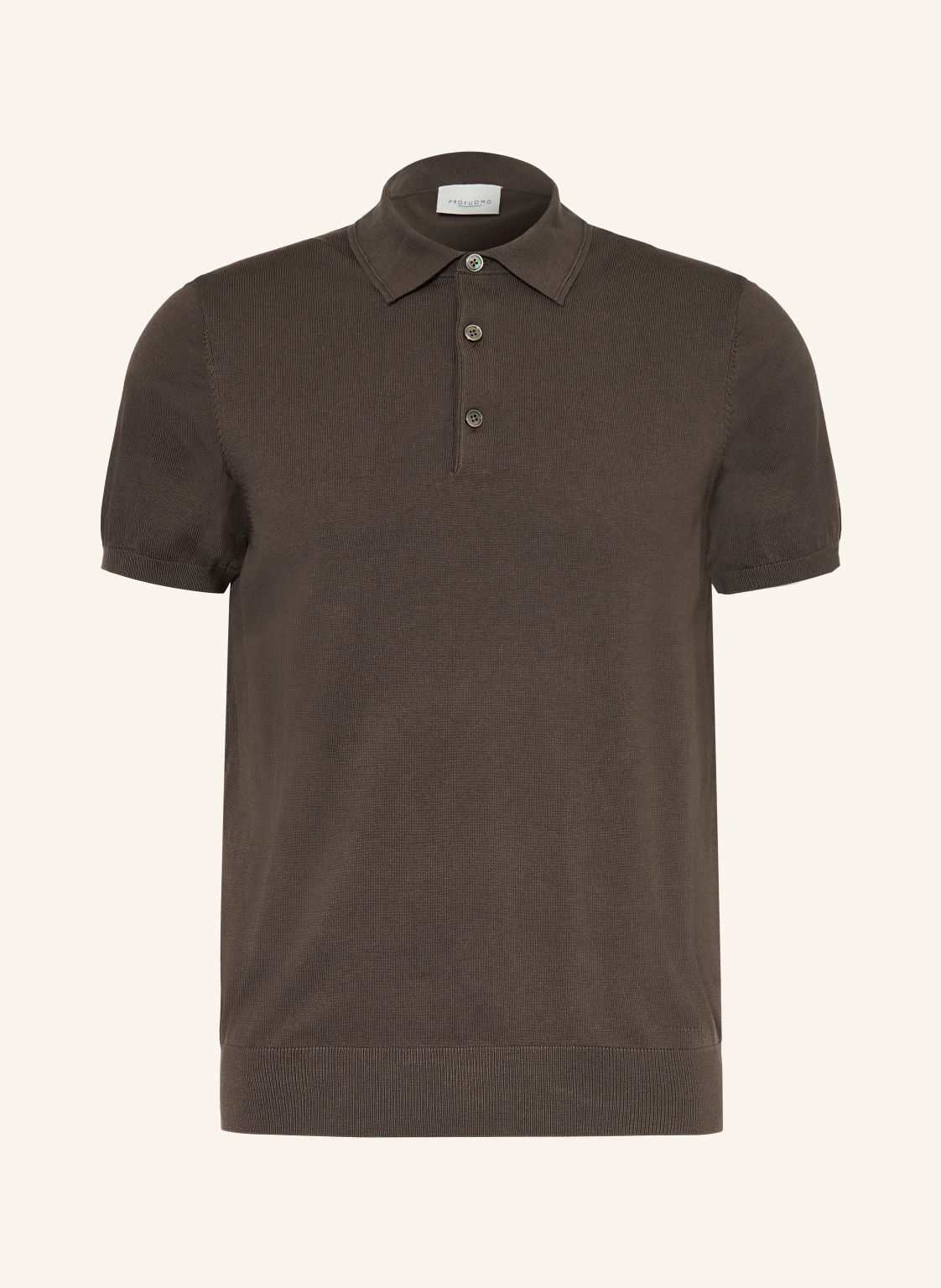 PROFUOMO Strick-Poloshirt