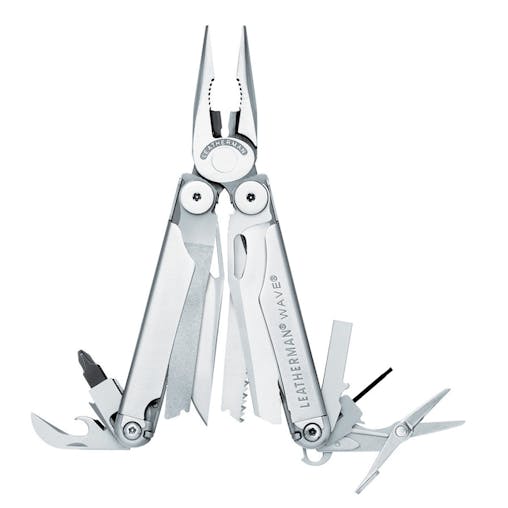 New Leatherman 2 X Wave Plus Stainless Steel Multi-Tool & Leather Sheath