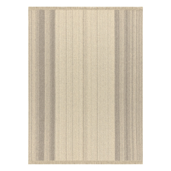 Dywan wełniany VILLA 7796/72800 Paski SIZAL, płaskotkany beż 80x150 cm