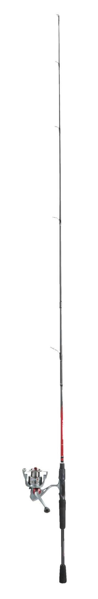 Quantum Optix Spinning Fishing Rod and Reel Combo, Anti-Reverse, Medium, 6.6-ft, 3-pc