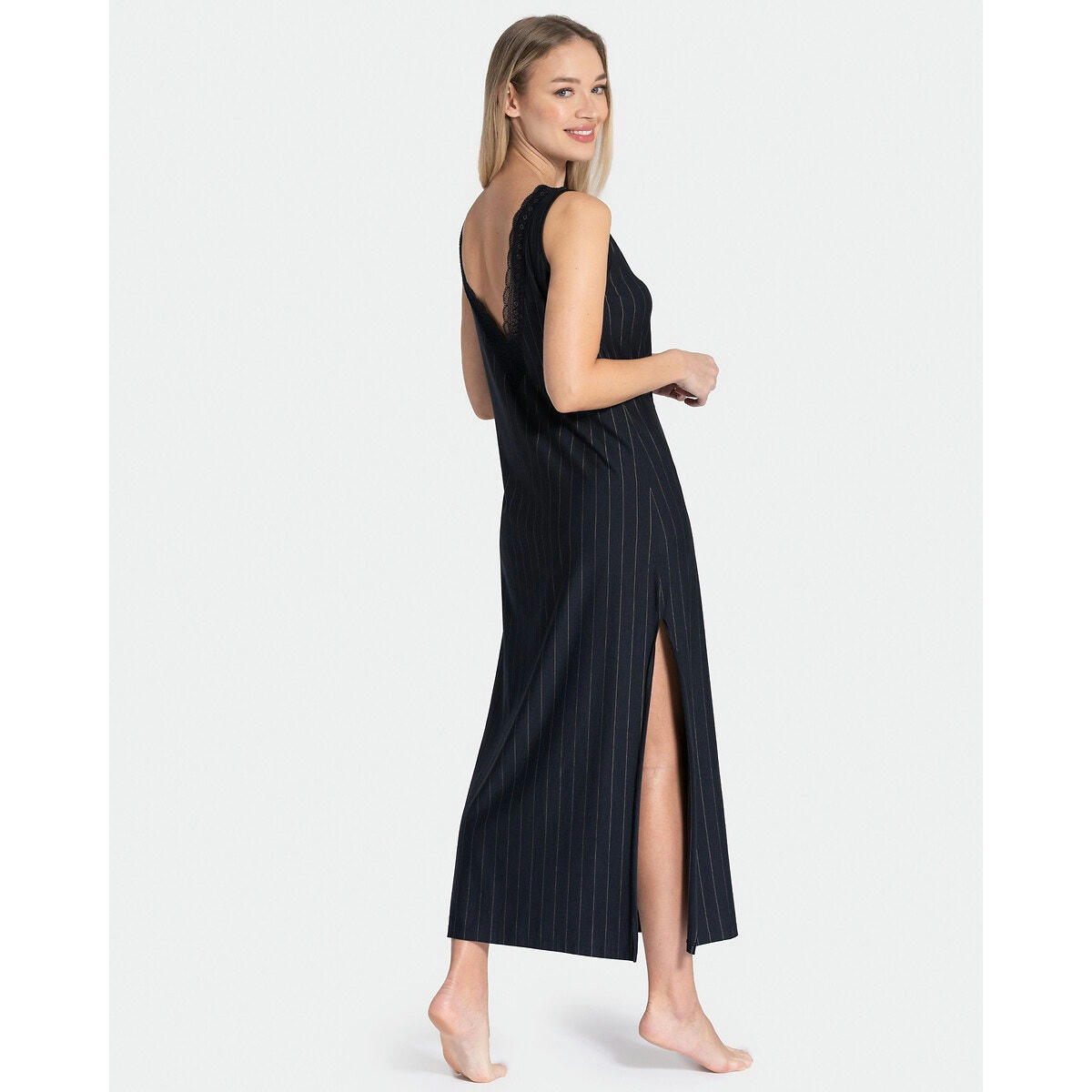 Chemise de  nuit longue en lyocell