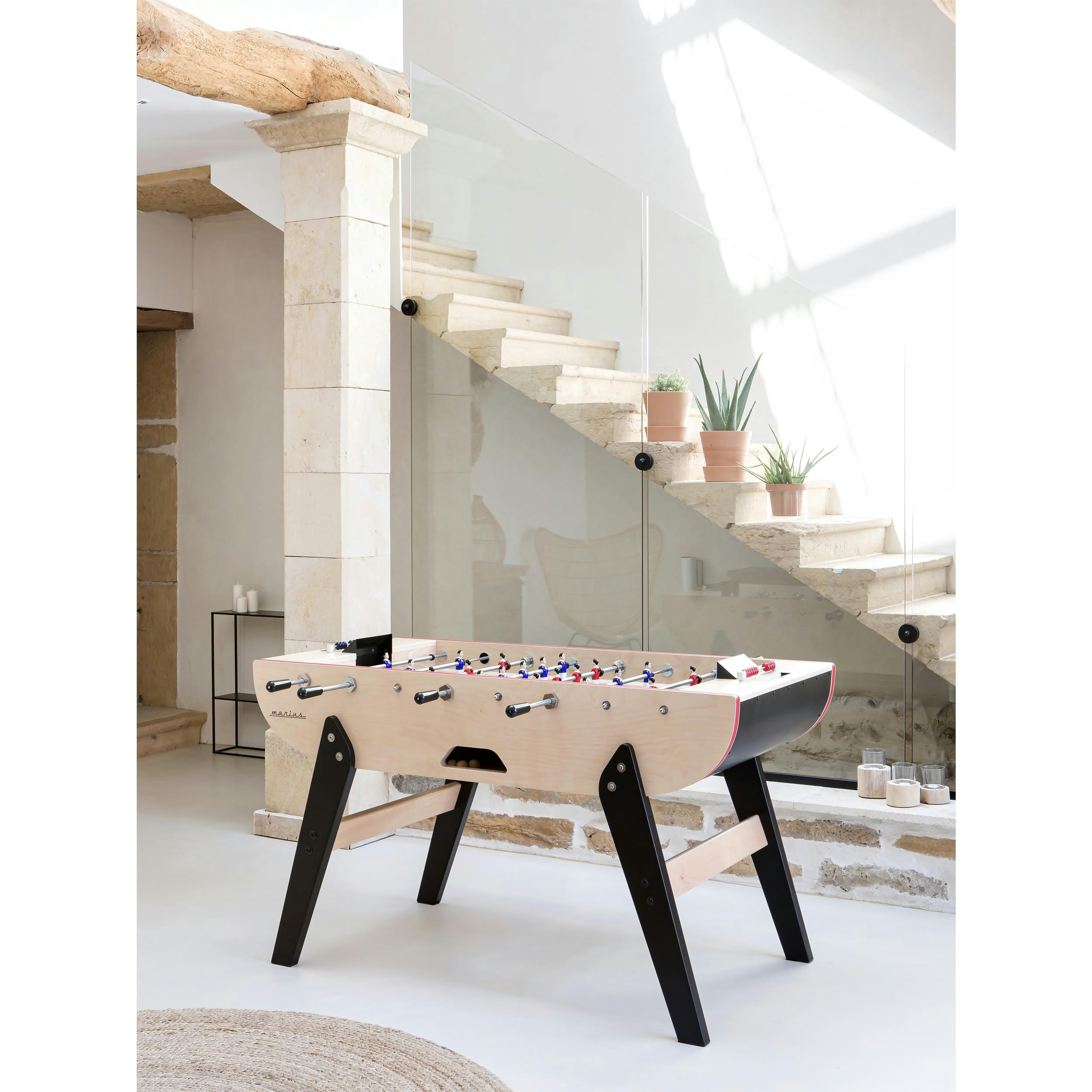 MARIUS - Baby foot bois clair