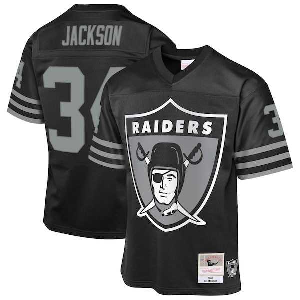 Bo Jackson Las Vegas Raiders  Youth 1988 Throwback Fashion Jersey - Black
