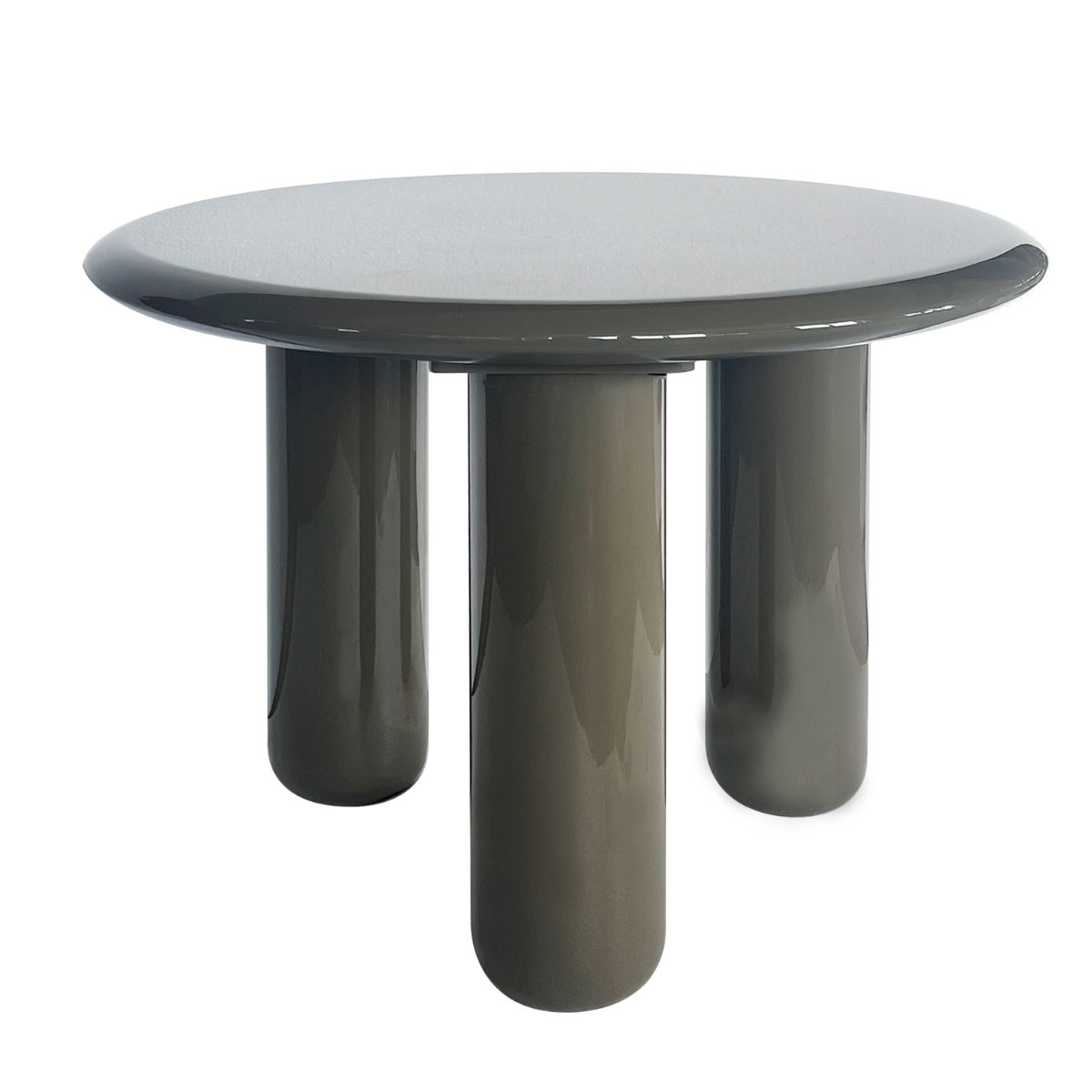 DÉJA Living Salontafel Jelsa - Rond Kaki Groen Glossy MDF - 60x60x45cm