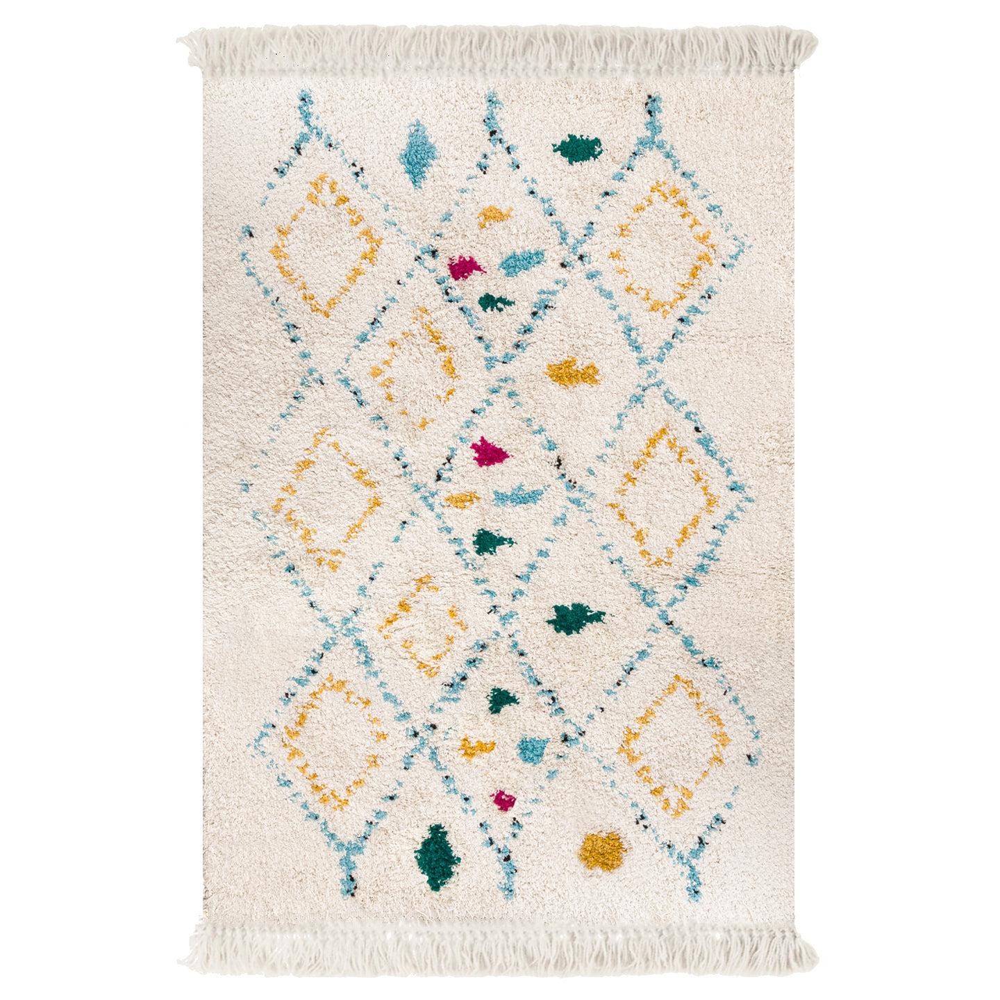 AFK Living vloerkleed Sinbad - zeer zacht - veelkleurig - 80 x 150 cm