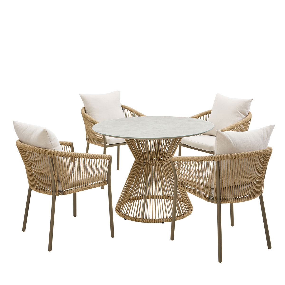 Conjunto de refeição de 4 lugares