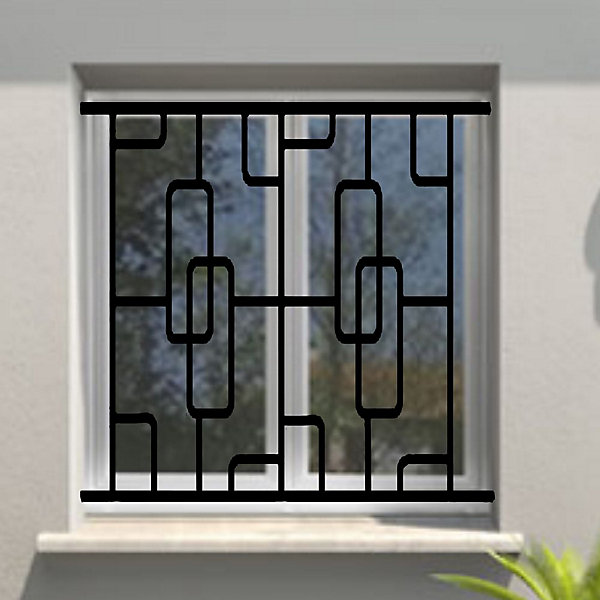 Grille de Defense Structural pour Fenetre H 45 cm x L 100 cm (côte tableau)
