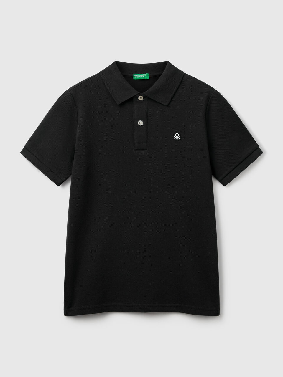 Slim fit polo in pure cotton