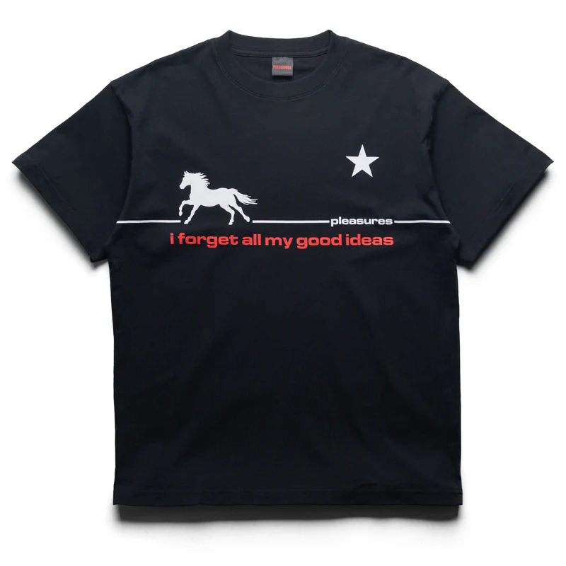 Pleasures Forget Tee - Black