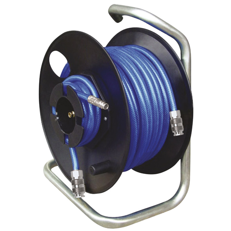 Enrouleur avec tuyau à air comprimé en PVC Ø 12 mm 20 m CRIKO