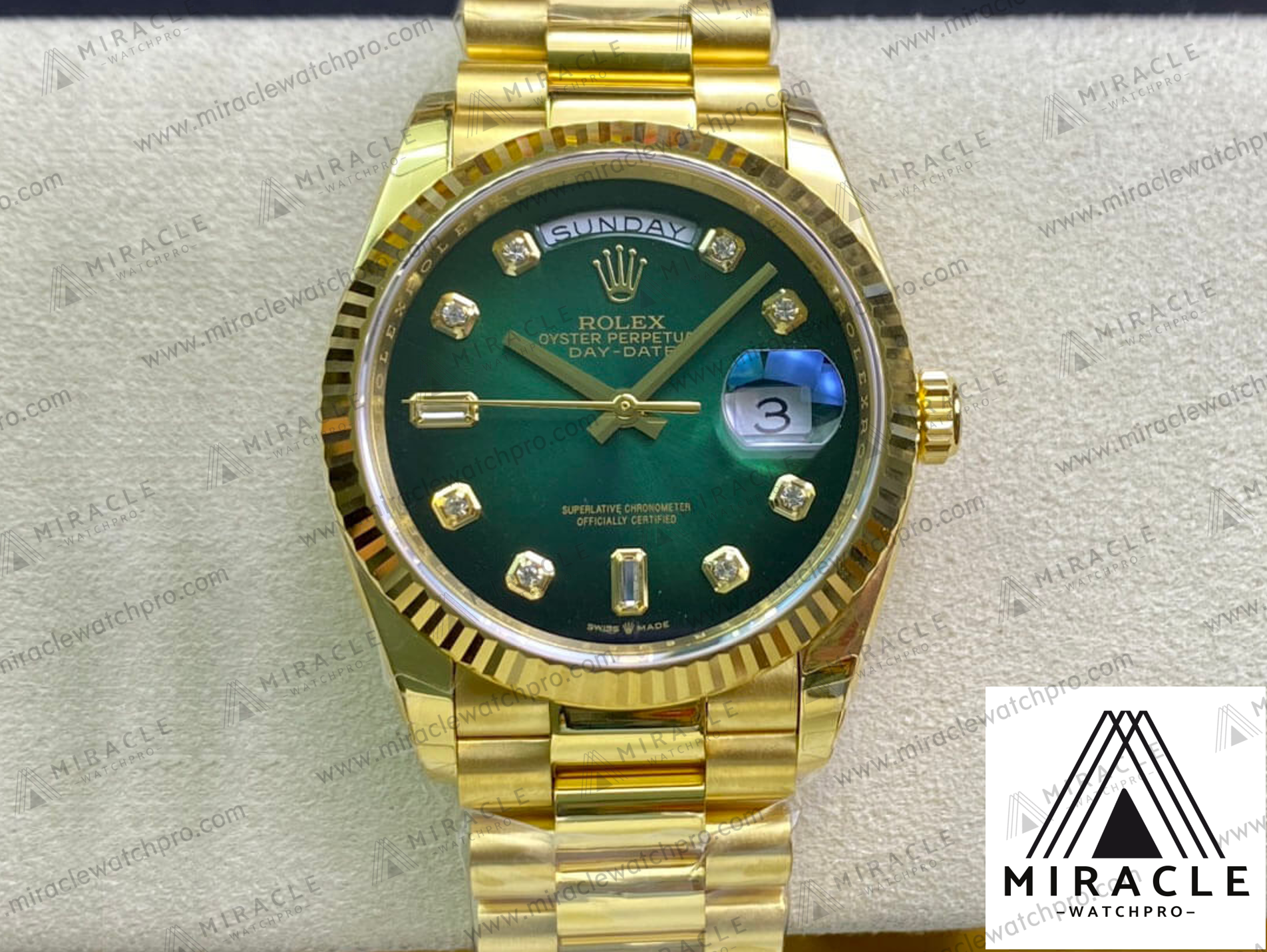 ROLEX-DAY DATE-ref.M128238-0069-Elite Clone-36mm-Replica Watch