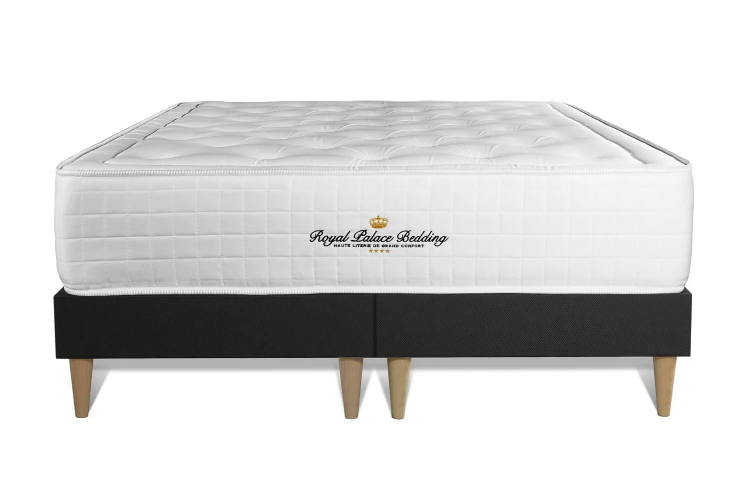 BUCKINGHAM - Ensemble 180x200 Mémoire de forme double sommiers