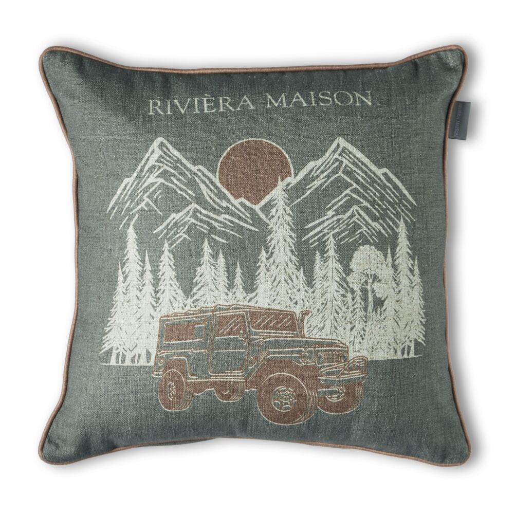 Rivièra Maison Roadtrip - 45 x 45 cm - Groen