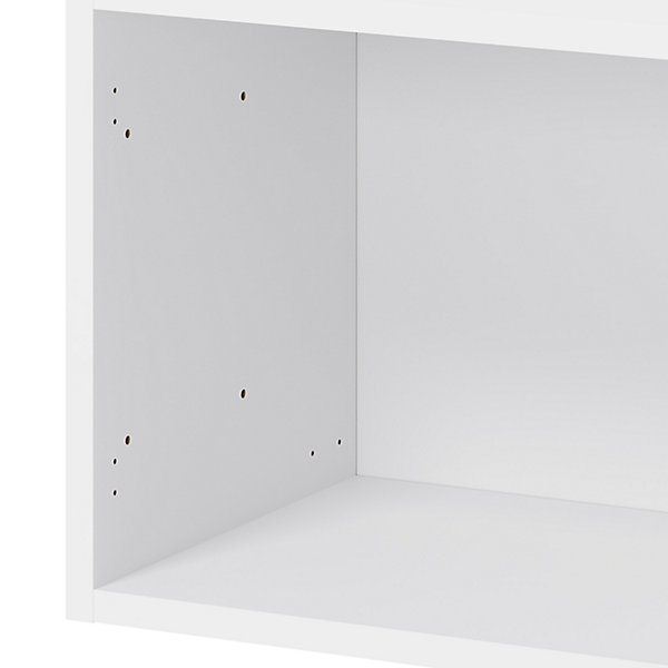 Caisson haut de cuisine GoodHome Caraway Blanc H. 36 cm x l. 100 cm