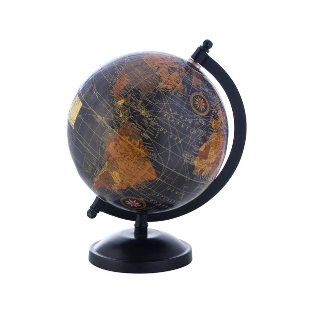 ADORNO MESA GLOBO 25 CM SOLO