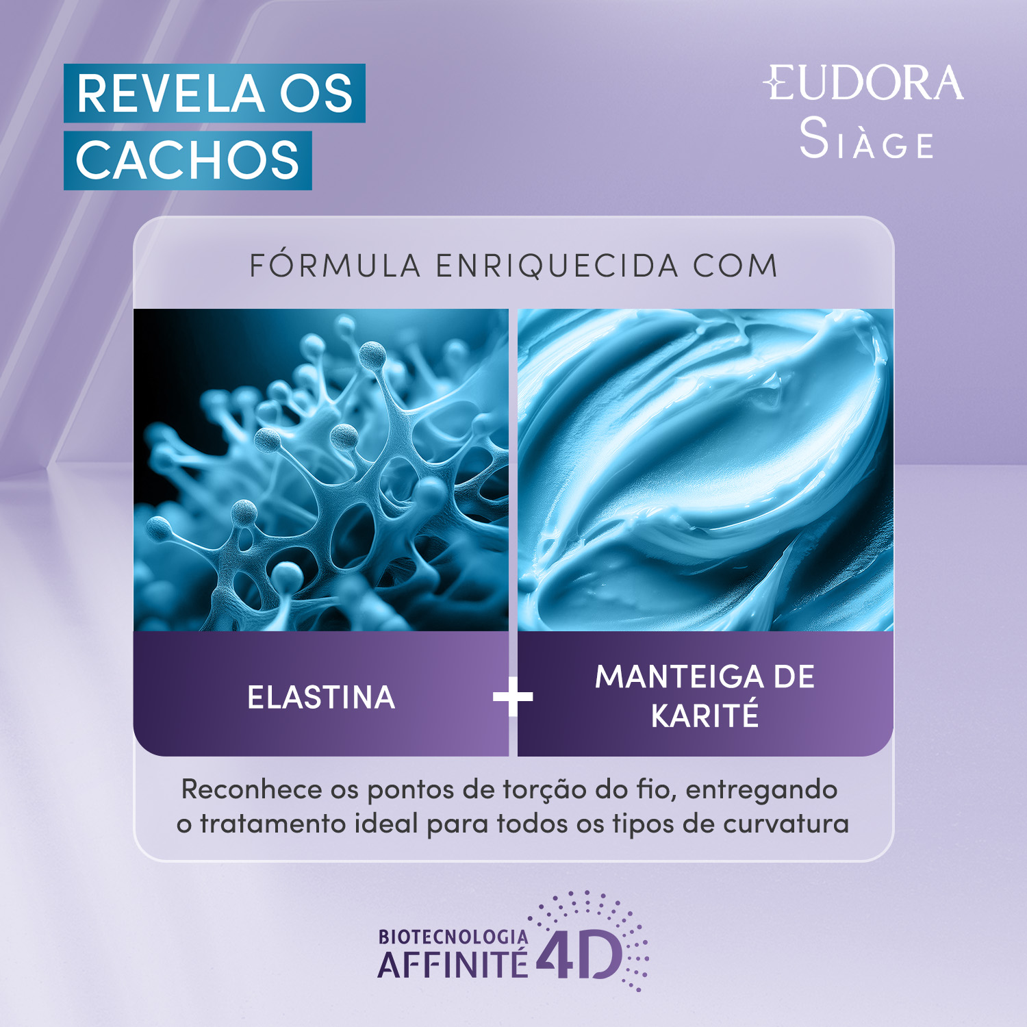 Creme Para Pentear Siàge Revela Os Cachos 500g