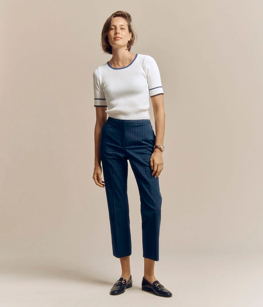 Pantalon coton stretch écologique PALOGY/81071/306